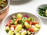 Kachumber - Indian Spiced Onion Tomato Cucumber Salad
