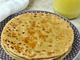 Sanjori - Rava Sheera Paratha - Sweet Paratha - Semolina Pudding Stuffed Indian Flabread