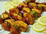 Tandoori Paneer Tikka - Barbecue Cottage cheese