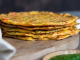 Tomato Omelette - Besan Cheela - Besan Chilla