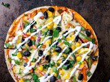 Tortilla Enchilada Pizza