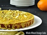 Whole Wheat Orange Cake with Orange Glaze