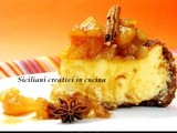 Cheesecake speziata alle pere