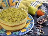 Citrus cream and pistachio cup