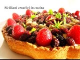 Crostata alla crema con frutta fresca