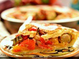 Crostata di verdure in agrodolce
