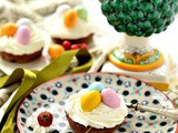 Crostatine Pasquali al cioccolato e panna