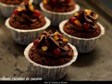 Cupcake al cioccolato fondente e arance
