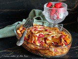 Dolce di pasta fillo con fragole e crema