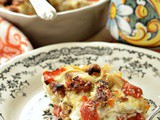 Lasagne con ragù di maiale e peperoni