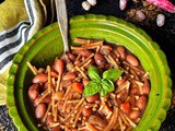 Minestra di pasta e fagioli estivi