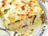 Parmigiana bianca di zucchine