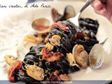 Pasta al nero di seppie con vongole