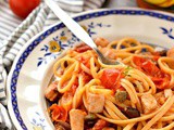 Pasta al sugo di pesce spada alla siciliana