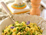 Pasta con piselli e mentuccia