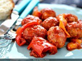 Polpette con i peperoni, alla siciliana
