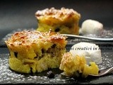 Pudding di pane e mele