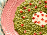 Risotto agli spinaci con besciamelle