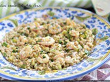 Risotto zucchine e gamberi