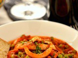 Seppie con piselli (in rosso)