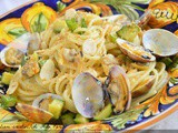 Spaghetti zucchine e vongole veraci