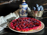 Tarte tatin alle prugne fresche