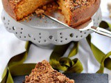 Torta streusel con pere e zenzero