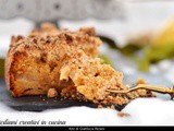 Torta streusel con pere e zenzero