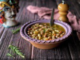 Zuppa di patate e fagioli