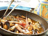 Zuppa di pesce con grongo