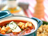 Zuppa di pomodori arrosto
