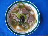 Beef Pho-style Soup for #SoupSaturdaySwappers