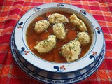 Chicken Soup with Flour Dumplings (Melboller)