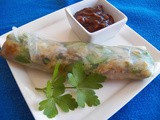 Crab Cake Spring Rolls for #FishFridayFoodies