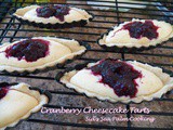 Cranberry-Partridge Berry Cheesecake Tarts
