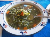 Green Kale Soup for #SoupSaturdaySwappers