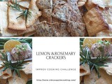 Lemon and Rosemary Crackers