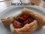 Tomato Tart with Balsamic Glaze