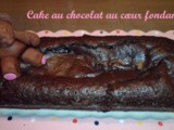 Cake au chocolat au coeur fondant