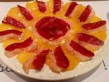 Carpaccio de canard à l'orange