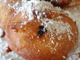 Faites des beignets aux pommes pour Mardi Gras