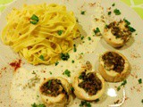 Poulet Agaricus façon d'Uxelles
