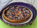 Recette de tarte aux myrtilles et brugnons