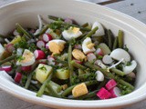 Salade du jardin au Noilly Prat