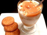 Verrine poire, mascarpone au caramel de beurre salé