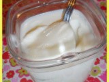 Yaourt aromatisé à la banane