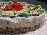 Cheesecake al Cocco & Cioccolato bianco e  . . Forza Azzurri