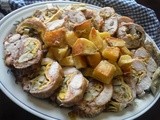 Coniglio Ripieno (carciofi, cotto e formaggio)