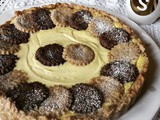 Crostata CioccoCaffè con Crema Leggera allo Yogurt Greco & Ricotta, per chi vuole mangiare un dolcetto senza sensi di colpa(Ricetta Light, senza burro)