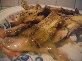 Filetti di Orata Gratinati con Funghi Porcini Croccanti